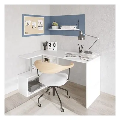 Hanah Home Study Desk Gelincik - White White