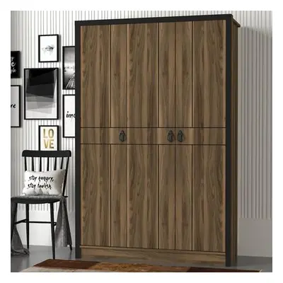 Hanah Home Wardrobe Lost - Walnut Walnut