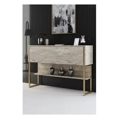 Hanah Home Dresser Luxe - Travertine, Gold