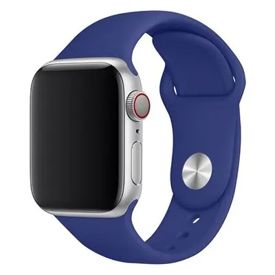 Set silikonových řemínků FIXED Silicone Strap pro Apple Watch 42/44/45/49mm, královsky modrý