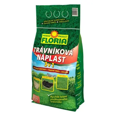 Hnojivo Agro Floria Trávníková náplast 3 v 1 1kg