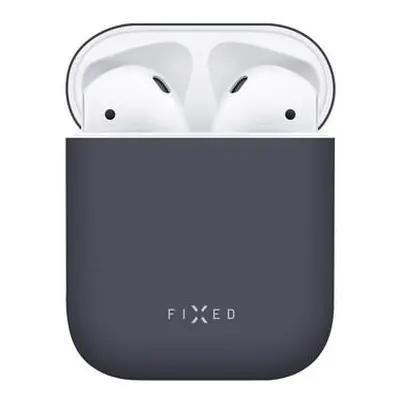 Ultratenké silikonové pouzdro FIXED Silky pro Apple Airpods, modré