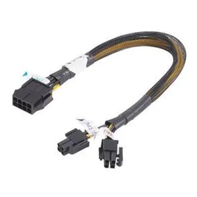 AKASA napájecí redukce 8pin(M) na 2x 4pin(F) / AK-CB8-8-EXT / 30cm