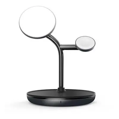 Adam Elements Omnia M3+ Magnetic 3-in-1 Wireless Charging Station - Black