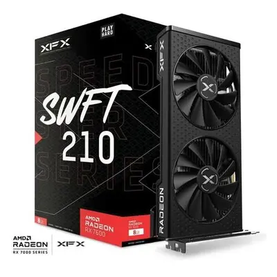 XFX SPEEDSTER SWFT 210 AMD Radeon RX 7600 Core Edition, RX-76PSWFTFY