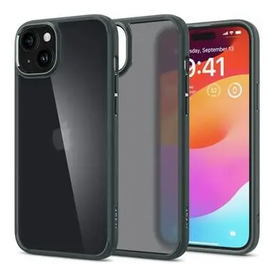 Spigen Ultra Hybrid kryt iPhone 15 zelený