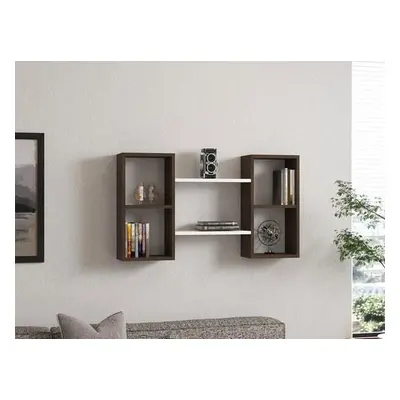 Hanah Home Wall Shelf Bambi - White, Walnut