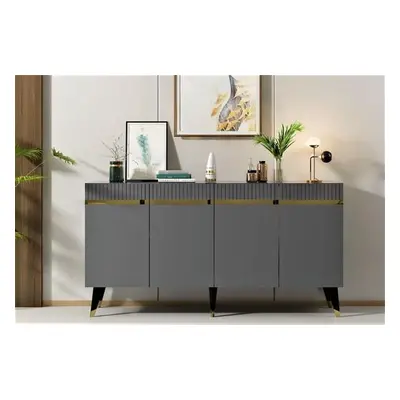 Hanah Home Console Defne - Anthracite, Gold