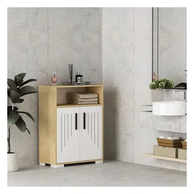 Hanah Home Multi Purpose Cabinet Moon - Sapphire Oak, White