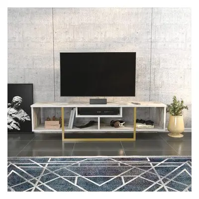 Hanah Home TV Stand Asal 150 - Gold, Ephesus