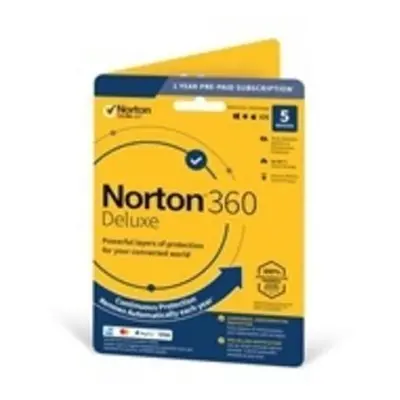 NORTON 360 DELUXE 25GB +VPN 1 uživatel pro 3 zařízení na 1 rok ESD, 21405802