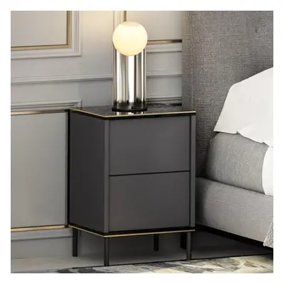 Hanah Home Nightstand Imaj - Anthracite Anthracite