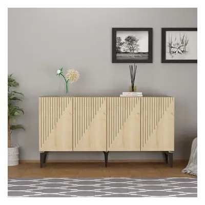 Hanah Home Console Draw - Sapphire Oak Sapphire Oak