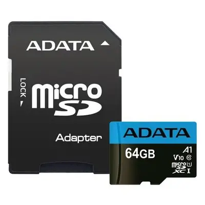 ADATA microSDXC 64 GB UHS-I U1 AUSDX64GUICL10A1-RA1