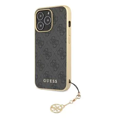 Guess 4G Charms Cover iPhone 13 Pro šedý