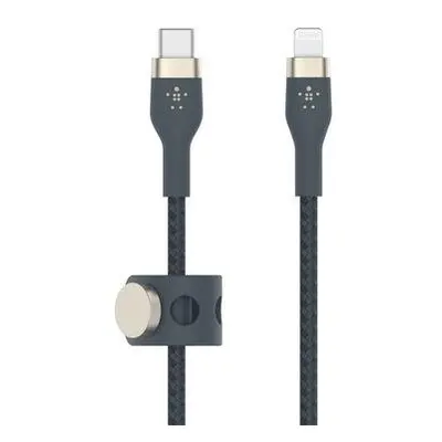 Belkin USB-C kabel s lightning konektorem, 3m, modrý - odolný PRO Flex