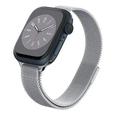 Spigen Metal Fit kryt s řemínkem Apple Watch 41mm/40mm/38mm stříbrný