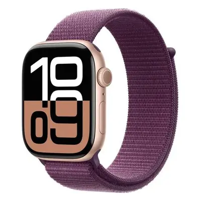 Apple Watch 49/46/45/44mm švestkový provlékací sportovní řemínek