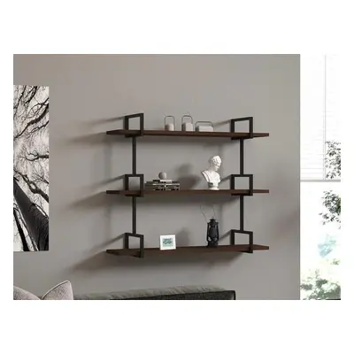 Hanah Home Wall Shelf Uras - Walnut Walnut