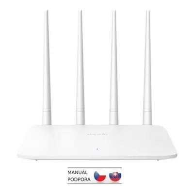 Tenda F6 WiFi N Router 802.11 b/g/n, 300 Mbps, Universal Repeater / WISP / AP, 4x 5 dBi antény, 