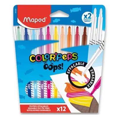 MAPED Fixy Color'Peps Oops 10ks + 2 zmizíky