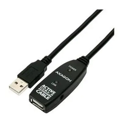 AXAGON ADR-220, USB 2.0 A-M -> A-F aktivní prodlužovací / repeater kabel, 20m