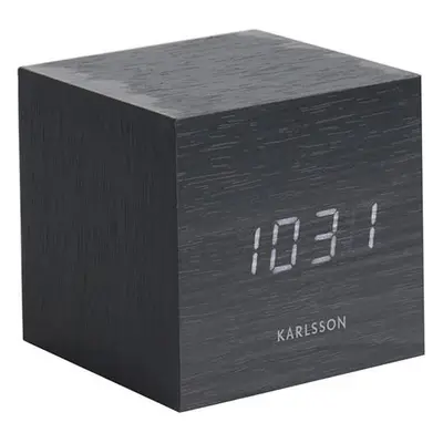 Karlsson Designový LED budík - hodiny KA5655BK