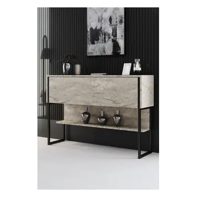 Hanah Home Dresser Luxe - Travertine, Black