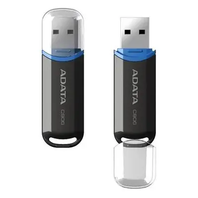 ADATA Flash Disk 64GB C906, USB 2.0 Classic, černá, AC906-64G-RBK