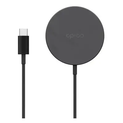 iStores by EPICO FAST MAGNETIC WIRELESS CHARGER - space gray