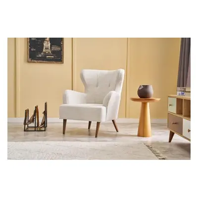 Atelier del Sofa Wing Chair Karina Prestij - Cream Cream