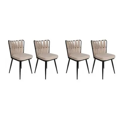 Hanah Home Chair Set (4 Pieces) Kuşaklı-221 V4