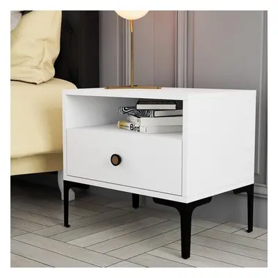 Hanah Home Nightstand Lizbon 535 - White White