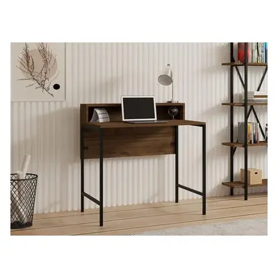 Hanah Home Study Desk Uso - Walnut, Black