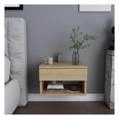 Hanah Home Nightstand Jamot - Oak Oak