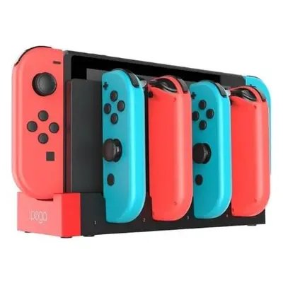 iPega 9186 Charger Dock pro N-Switch a Joy-con černý/červený