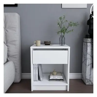 Hanah Home Nightstand Sheridan - White White