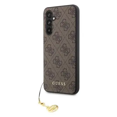 Guess 4G Charms Zadní Kryt pro Samsung Galaxy A54 5G Brown