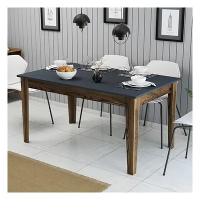 Hanah Home Dining Table Milan 513 - Walnut, Anthracite