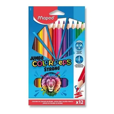 MAPED Pastelky Color'Peps Strong Jumbo 12ks