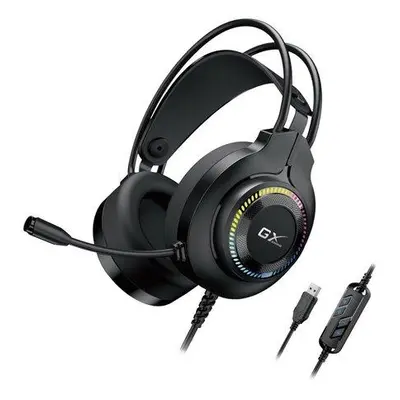 GENIUS GX GAMING headset - HS-GX580U/ USB/ RGB LED/ ovládání hlasitosti