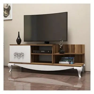 Hanah Home TV Stand Sultan - Walnut, White