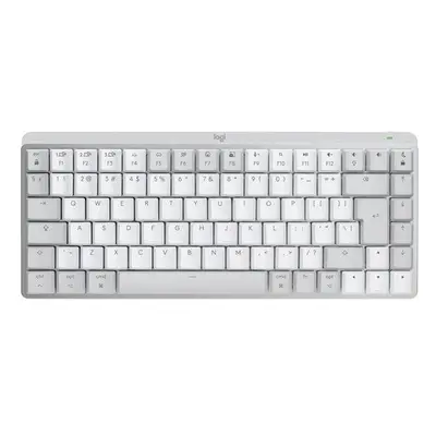 Logitech MX Mechanical Mini for Mac Minimalist Wireless Illuminated Keyboard - PALE GREY - US I