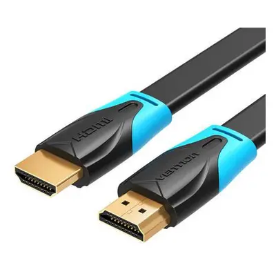 Flat HDMI Cable Vention VAA-B02-L500 5m 4K 60Hz (Black)