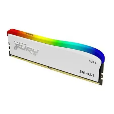 Kingston FURY Beast White DDR4 8GB 3200MT/s DIMM CL16 RGB SE, KF432C16BWA/8