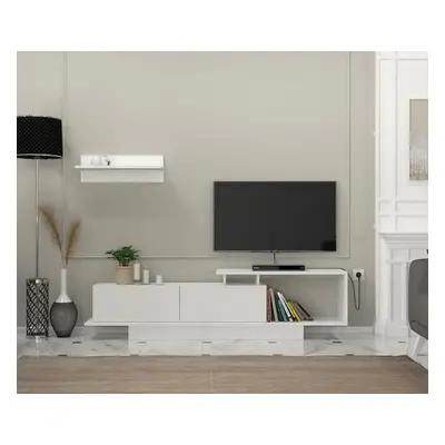 Hanah Home TV Unit Asos - White White