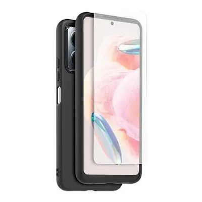 Pouzdro Made for Xiaomi TPU + tvrzené sklo Xiaomi Redmi Note 12 4G černé