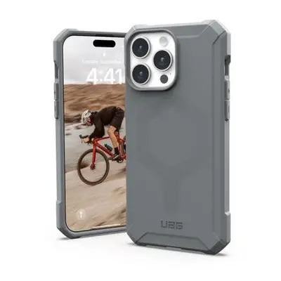 UAG Essential Armor MagSafe iPhone 15 Pro Max stříbný