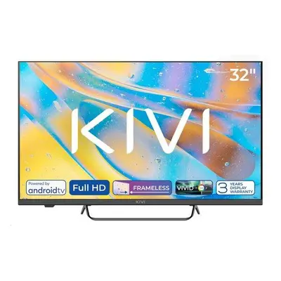 KIVI - 32', FHD, Android TV 11, Černá, 1920x1080, 60 Hz,rep. 2x8W, 26 kWh/1000h , BT5.1, HDMI 3x