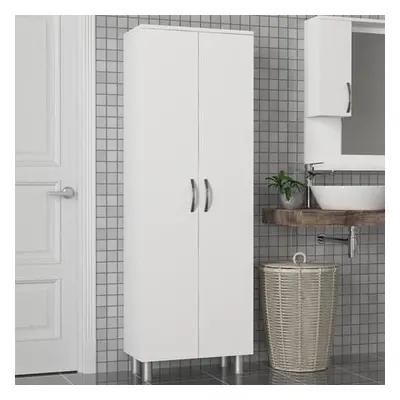 Hanah Home Bathroom Cabinet Arizona 2 Kapak - White White